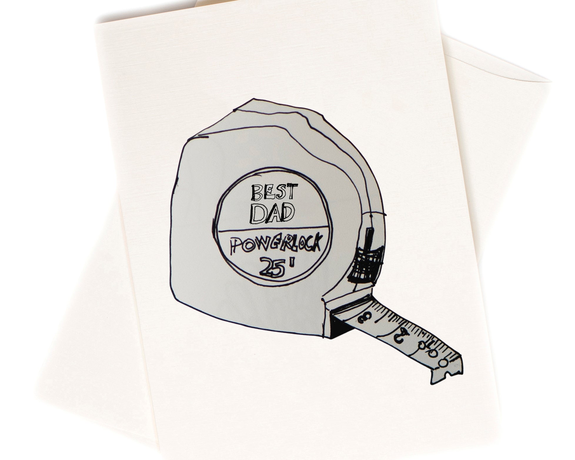 Best Dad watercolor greeting card by Love From Amelia Rose