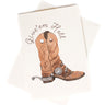 Give 'em Hell watercolor greeting card by Love From Amelia Rose