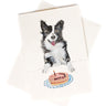 Happy Birthday Pup watercolor greeting card by Love From Amelia Rose