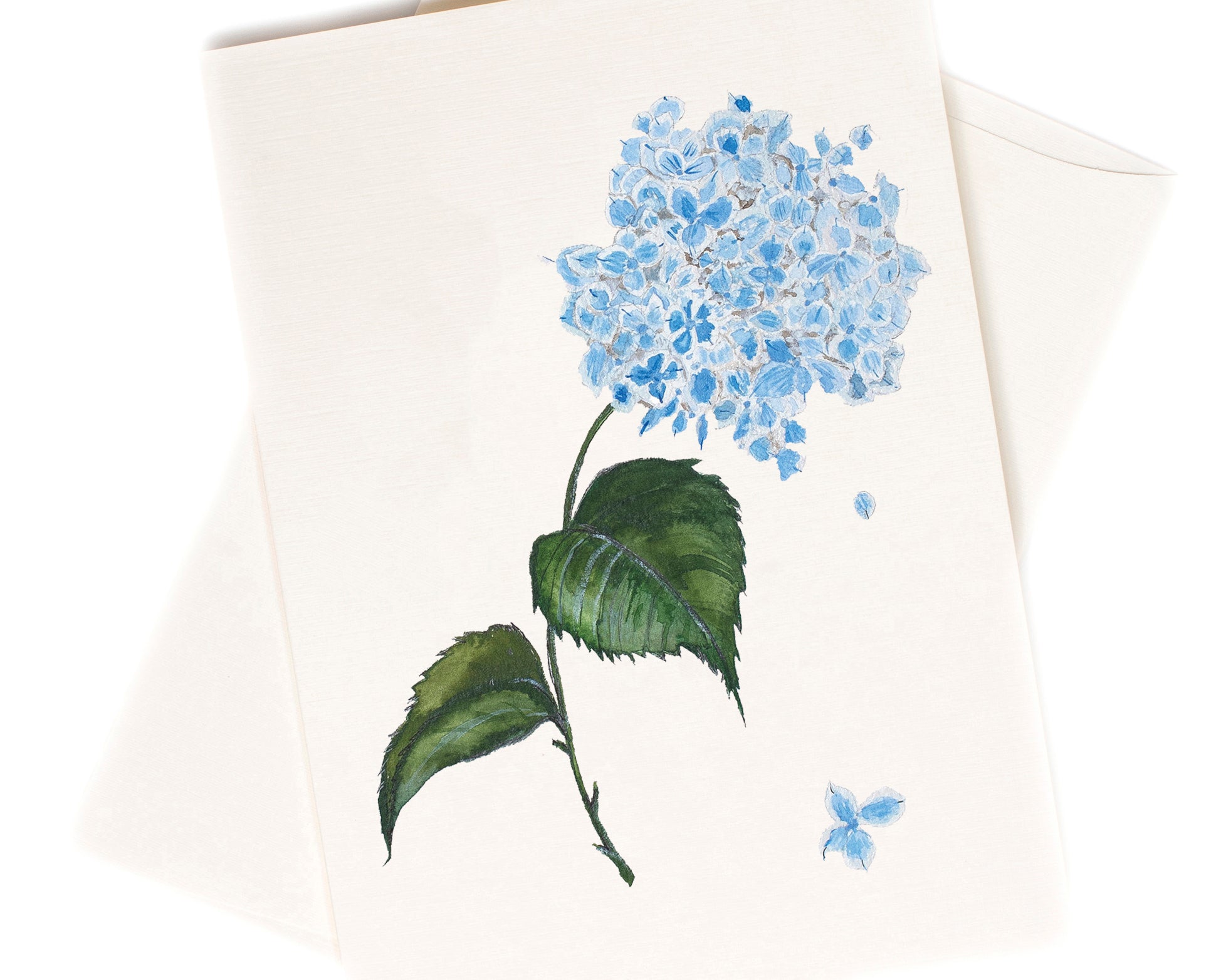 Ione's Blues watercolor greeting card by Love From Amelia Rose