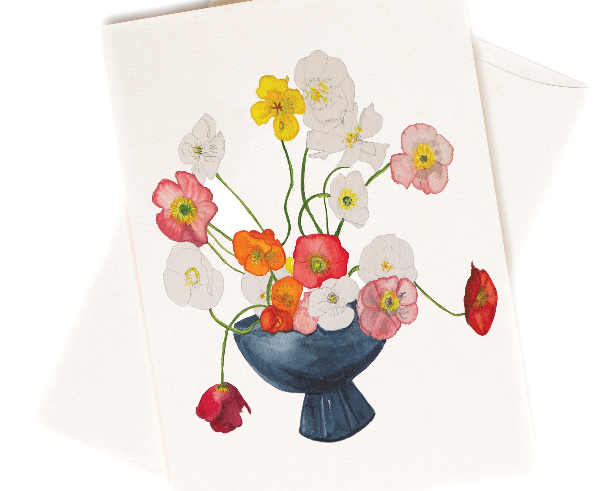 Jubilation watercolor greeting card by Love From Amelia Rose