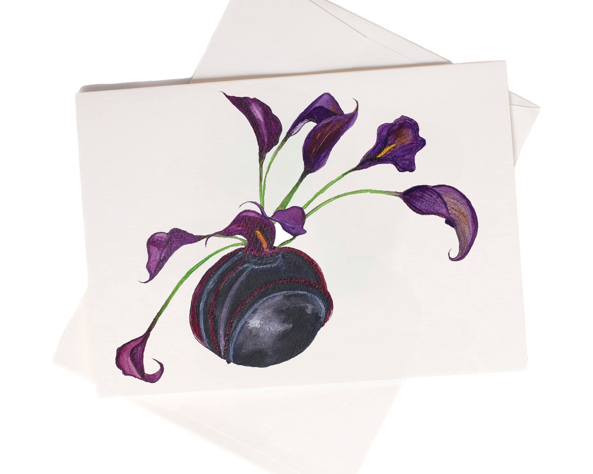 Lilly Lodge watercolor greeting card by Love From Amelia Rose