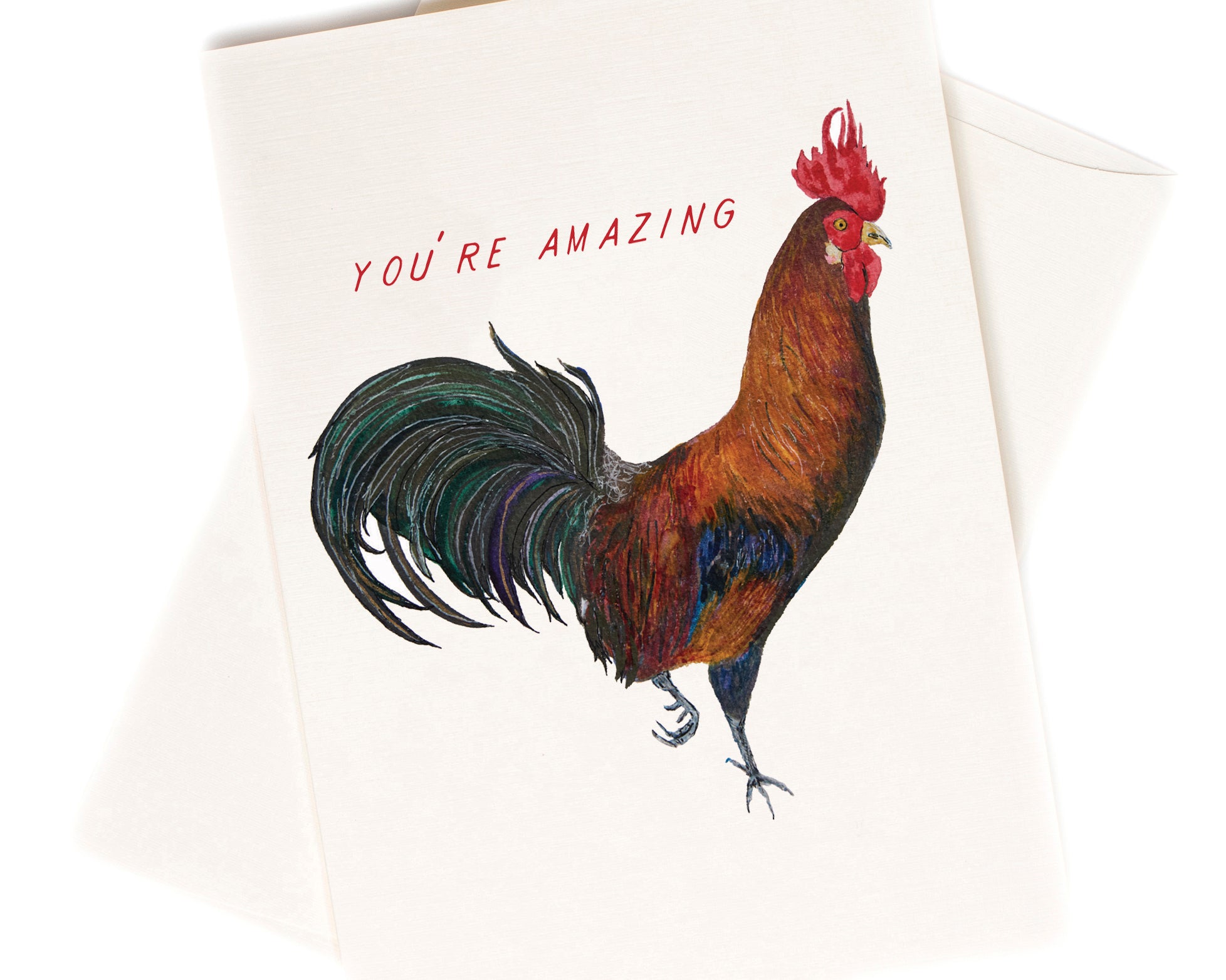 You Are Amazing watercolor greeting card by Love From Amelia Rose