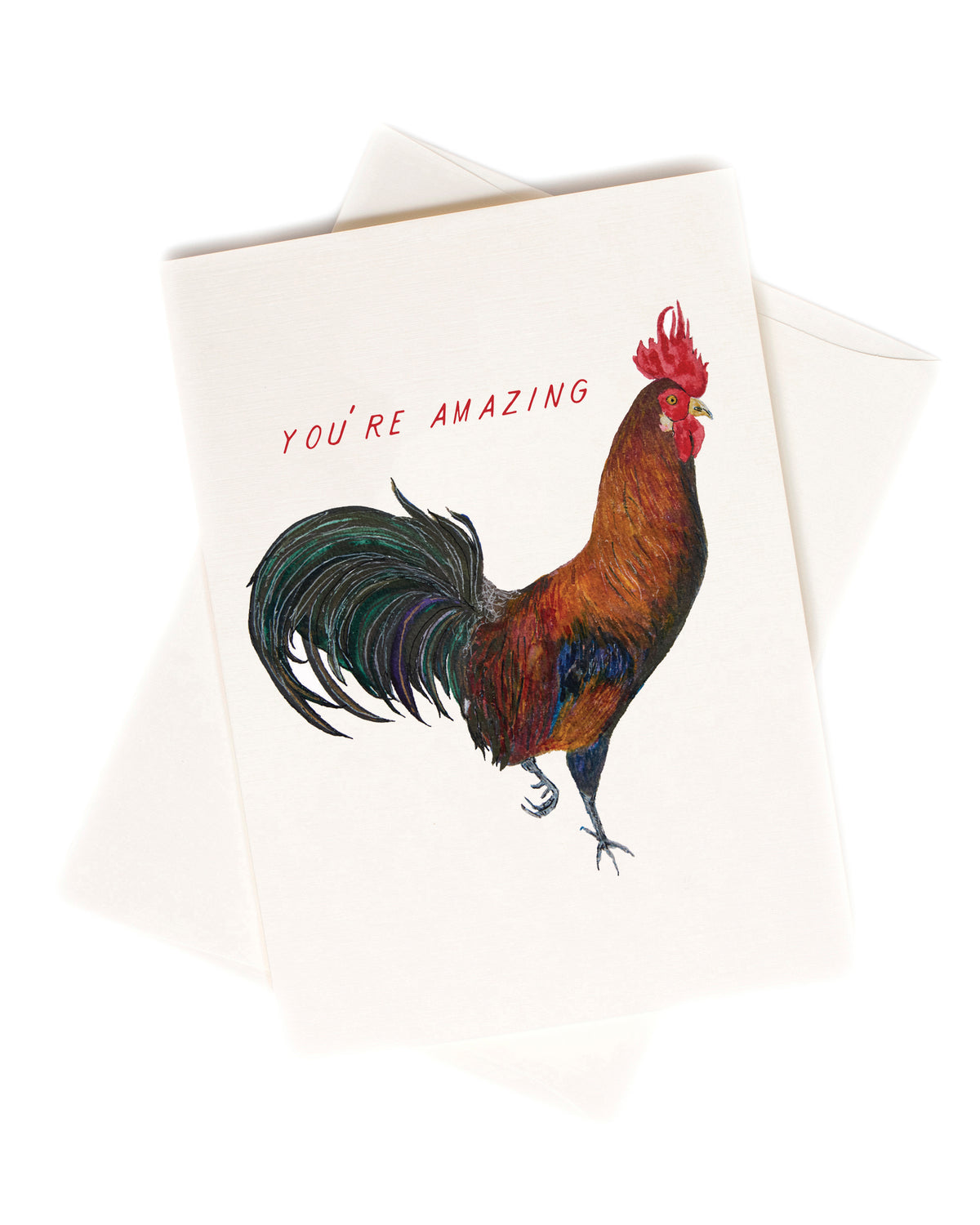 You Are Amazing watercolor greeting card by Love From Amelia Rose